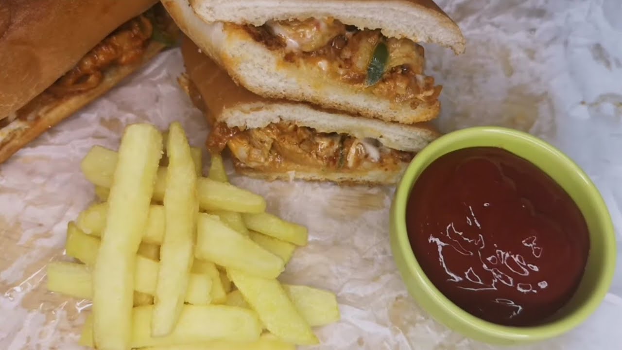 Chicken Strips Sandwich Cooking with Soha YouTube