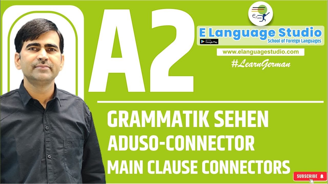 Grammatik sehen ADUSOconnector Main Clause Connectors Learn
