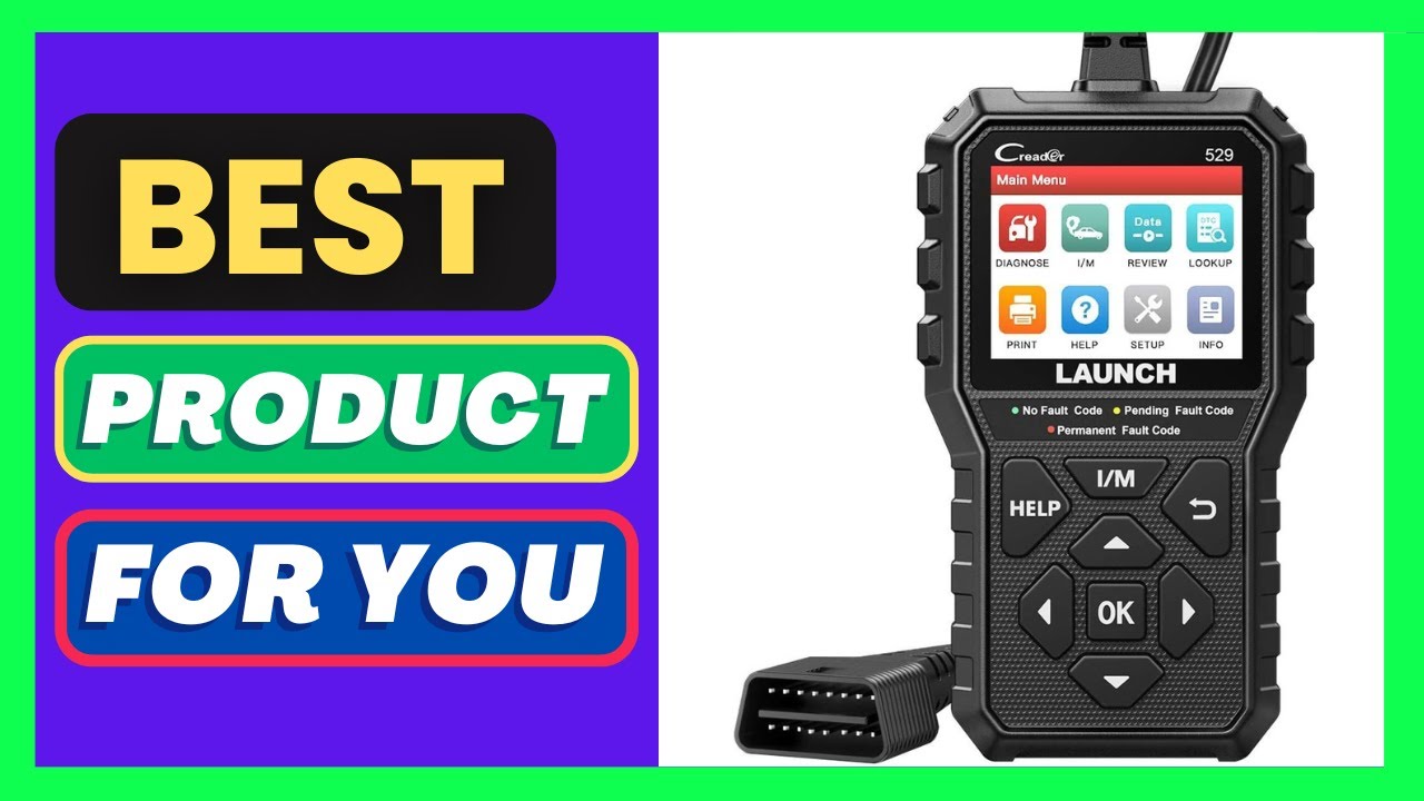LAUNCH CR529 OBD2 Scanner Diagnostic Tool, Full OBD2 Scanner