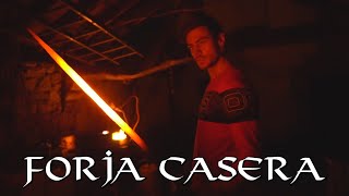 FORJAMOS UNA ESPADA - Horno casero