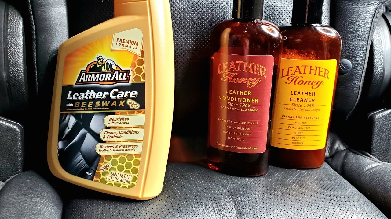  Armor All Car Leather Cleaner Spray, Beeswax Leather