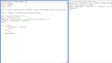 How to send packets with Python Socket Module