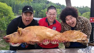 감스트 110kg통돼지 먹방 100만원 ㄷㄷ