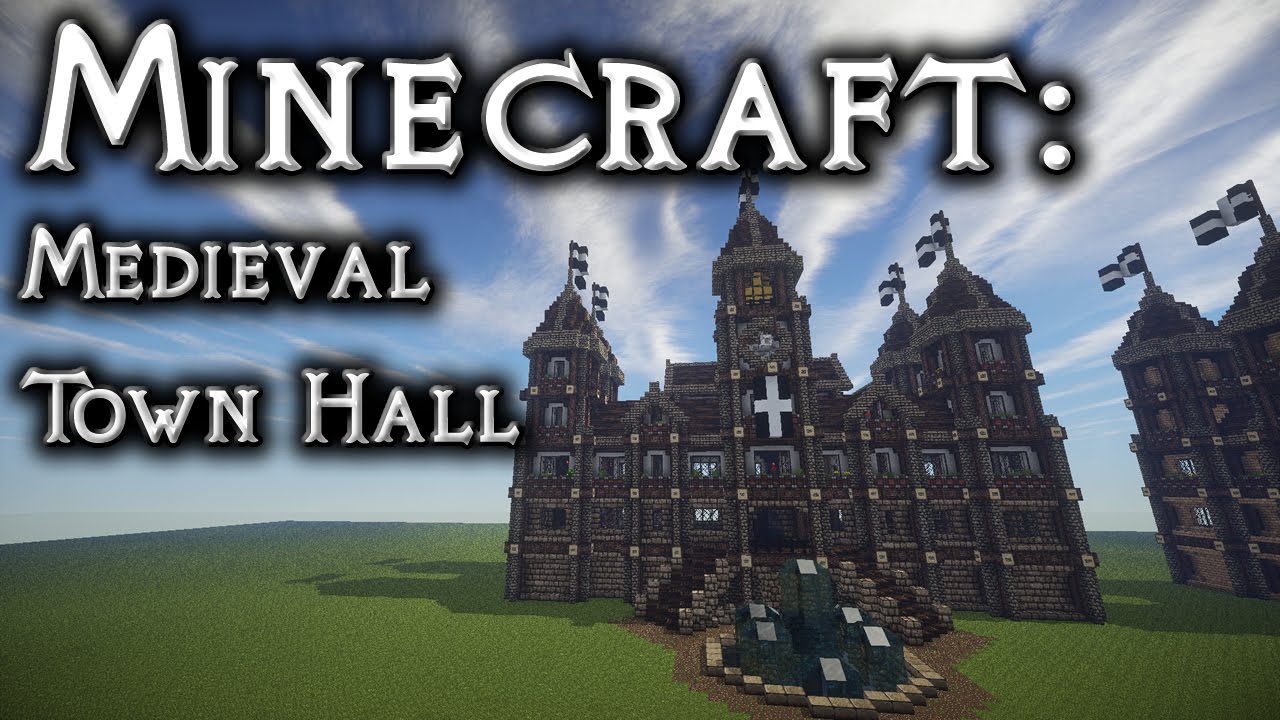 Minecraft Medieval Town Hall Tutorial