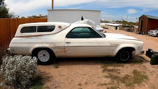 1974 El Camino Desert Queen Sitting For Years! Will It Run\/Drive? - NNKH