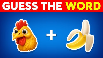 Raad het WOORD door Emojis 🤔🙄 Woord door Emoji Quiz 2025