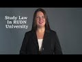 Admission to the Law Institute, RUDN University
