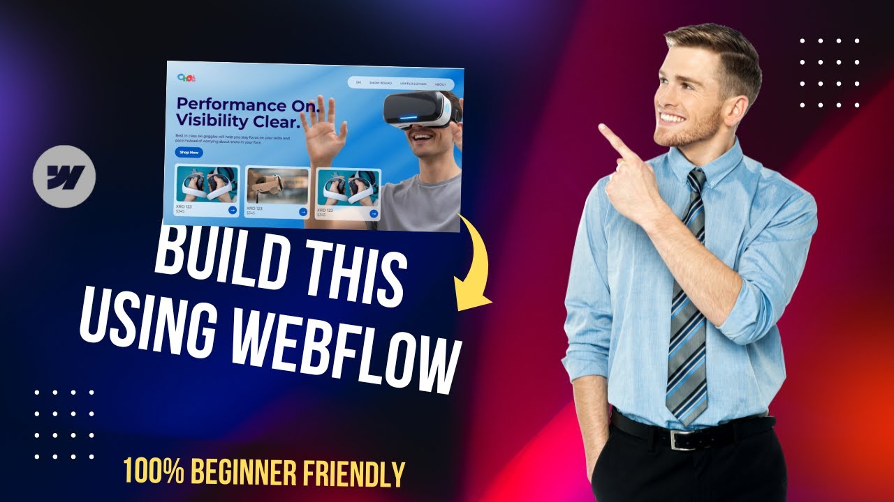 How to Design a Basic Hero Section in Webflow (Beginner Guide)