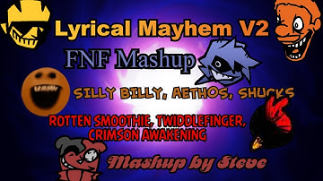FNF Mashup - Lyrical Mayhem V2 | Lyric Song Mega Mix (ASSETS IN DESCRIPTION)