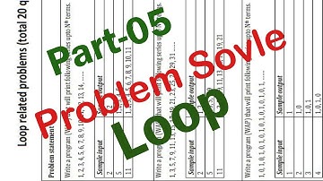 Part - 05 : For.....Loop Question Solve (SPL - C programming) | Coding Bangla