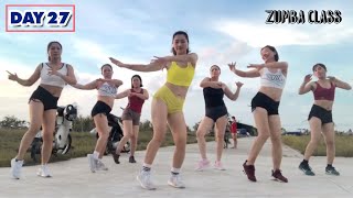 Lose 10kg At Home  Day 27  30 Days Fastest Total Body Fat Burning Workout  Zumba Class