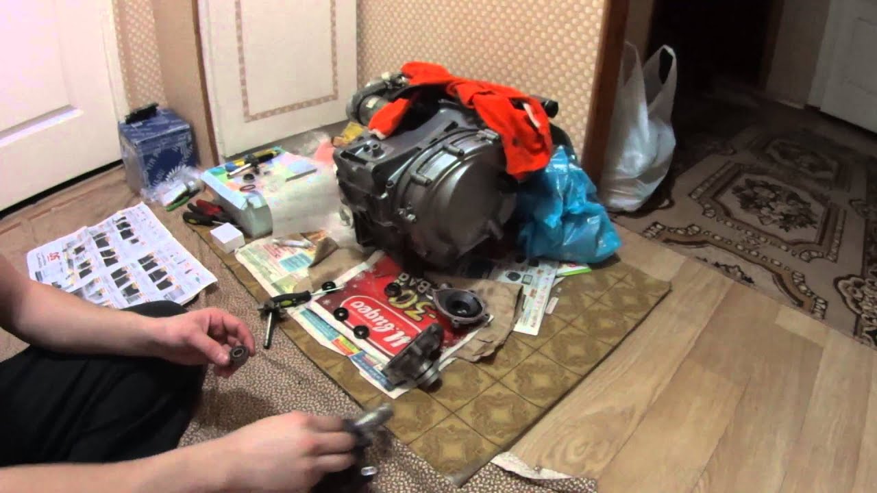 Ремонт и разборка помпы кавасаки zzr600-1 - YouTube