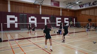 PHHS Badminton VS Mitty - Mixed Doubles - Varsity #1 - 4.15.22