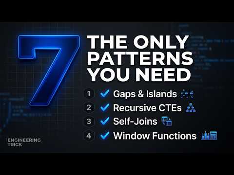 SQL Interview Prep: The Only 7 Patterns You Need