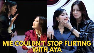 Mie Couldnt Stop Flirting With Aya Aya Was Completely Caught Off Guard