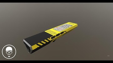 3D Modelled Geiger Counter (Textured)