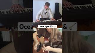 Ocean Eyes 🌊 Piano over @ethan_hibbs awesome performance 🎶