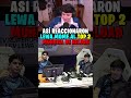 ASÍ REACCIONARON LEWA Y MOME AL TOP 2
