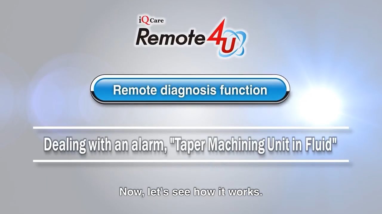 Case 1, Handling taper submersion alarm :EDM remote service｜MITSUBISHI ELECTRIC