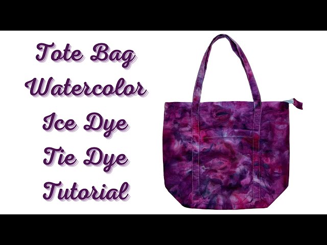 OOAK Ice Dyed Project Bags