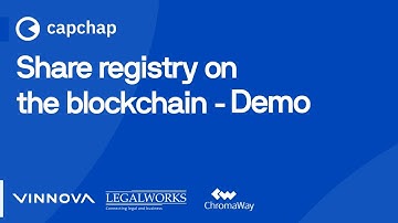 Demo -share registry on the blockchain