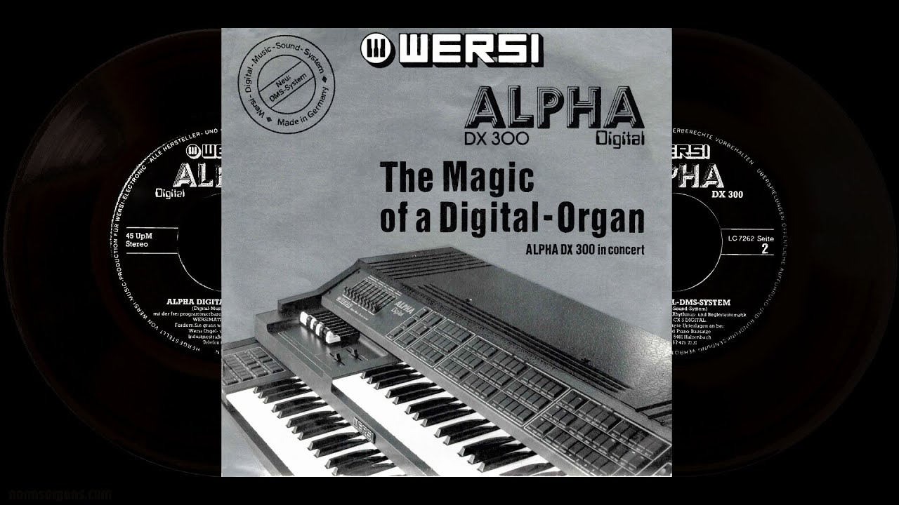 Wersi DX300 Curt Prina Demonstration record 1984