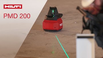 Hilti PMD 200 Jobsite Layout Tool compared to traditional two person drywall layout