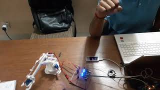 Robotic arm control using leap motion