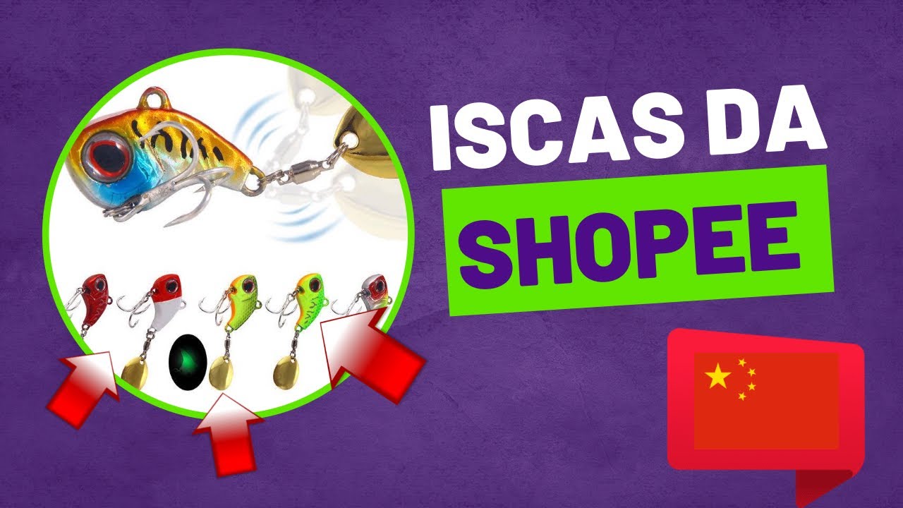 Metal Vib - Surpresas da Shopee: A isca artificial Spinner da China, uma vibração incrível!