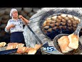 Самаркандская слоеная самса в тандыре и уличная еда | street food of Samarkand