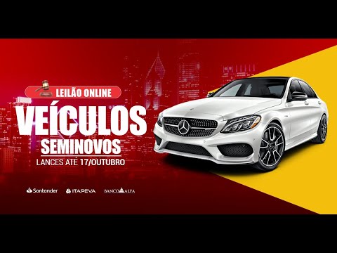 MEGA Leilão - Mais de 120 Veículos Seminovos - Lances até 17/Outubro