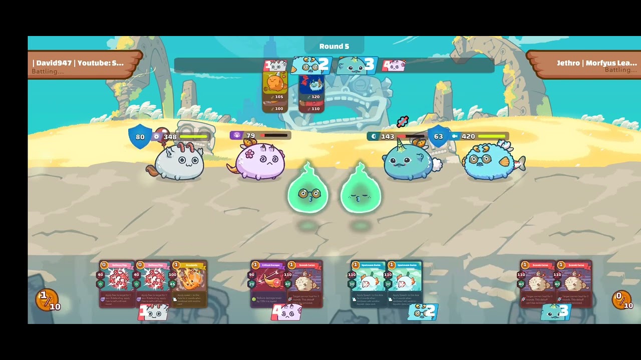 Axie Classic Tourney Round 1!! 30 AXS pool Lunacian Code: SaveAxieClassic