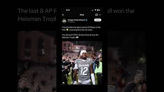 Ashton Jeanty wins the Maxwell and Hunter wins the AP award. Who wins the Heisman? #shorts