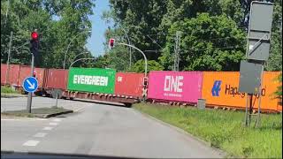METRANS Containerzug in Hamburg