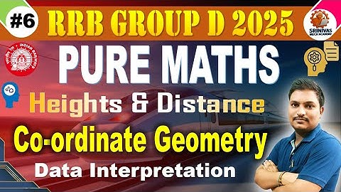 Group D Heights and Distance, Co ordinate Geometry & DI PYQ for all by #SRINIVASMechAcademy