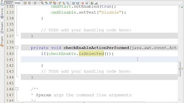 JAVA  31 SH6 how to setEnable use CheckBox