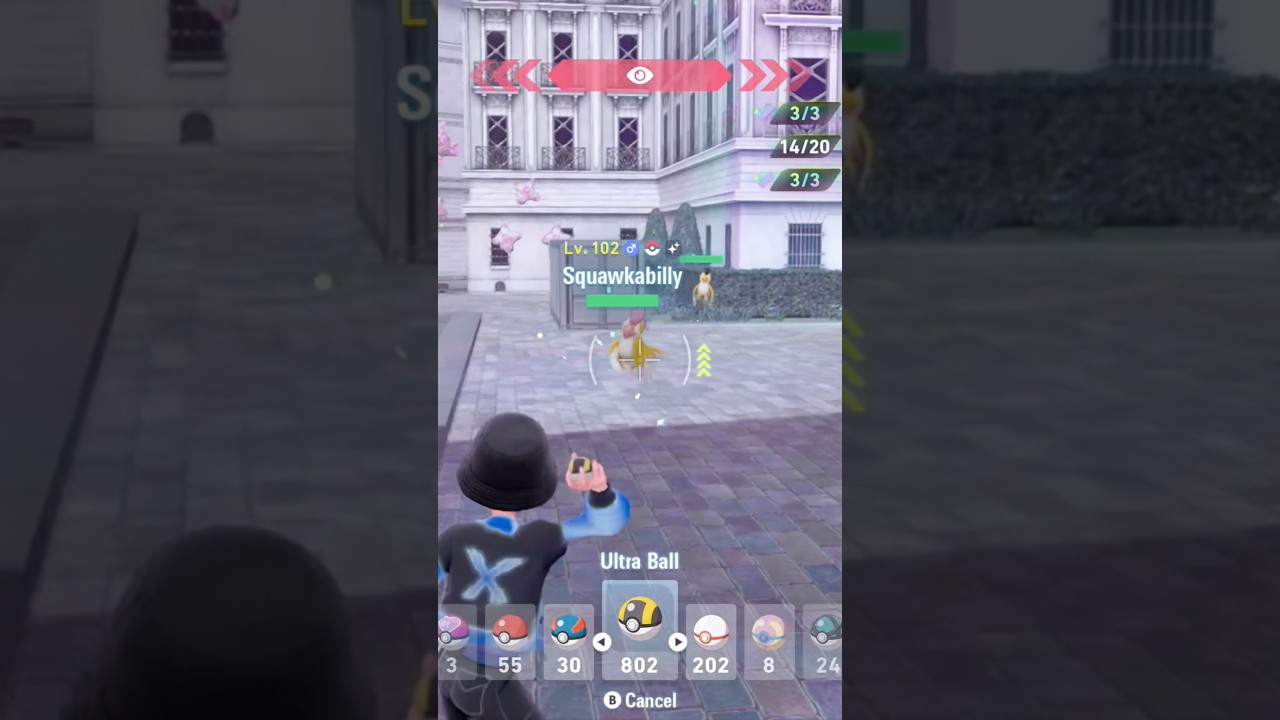 ZA DLC Shinies Day 2! Shiny Yellow Squawkabilly!