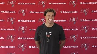 Joe Tryon on Playing Against Tristan Wirfs, Donovan Smith in Practice | Press Conference