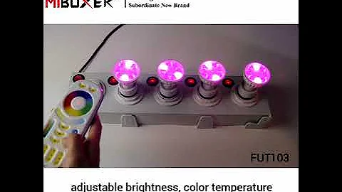 Mi Light 4W GU10 RGB+CCT LED Spotlight Signal Transmitting & Modes Synchronnization