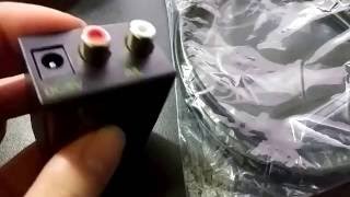 Digital Optical Coax toslink to Analog RCA Audio Converter Adapter with Fiber Cable Review