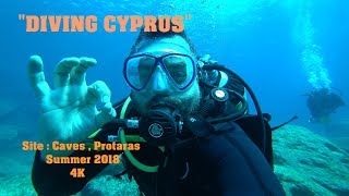 Diving Cyprus - Protaras. Site CAVES 4K