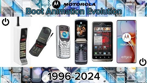 Motorola Boot Animation Evolution 1996-2024 #motorola #motorolaphone #motorolaevolution #motorola_fp
