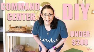 FAMILY COMMAND CENTER | DIY COMMAND CENTER | SALTY KATIE