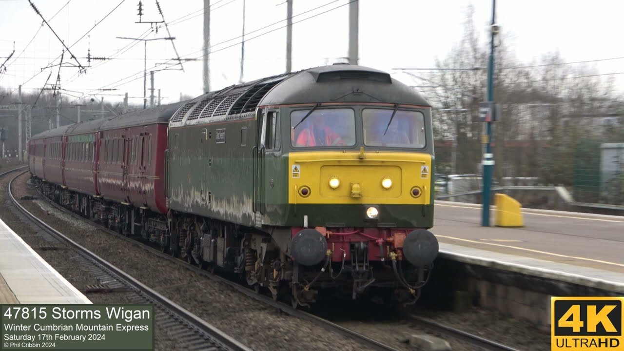 47746 top and tailed with 47815 5z25 Carnforth to Landor TMD.