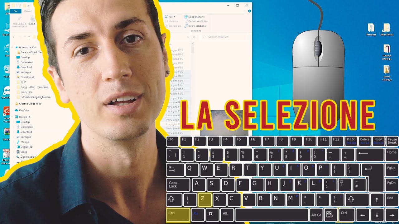 Come selezionare più file - La selezione multipla - YouTube