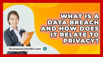 What Is A Data Breach And How Does It Relate To Privacy? - BusinessGuide360.com