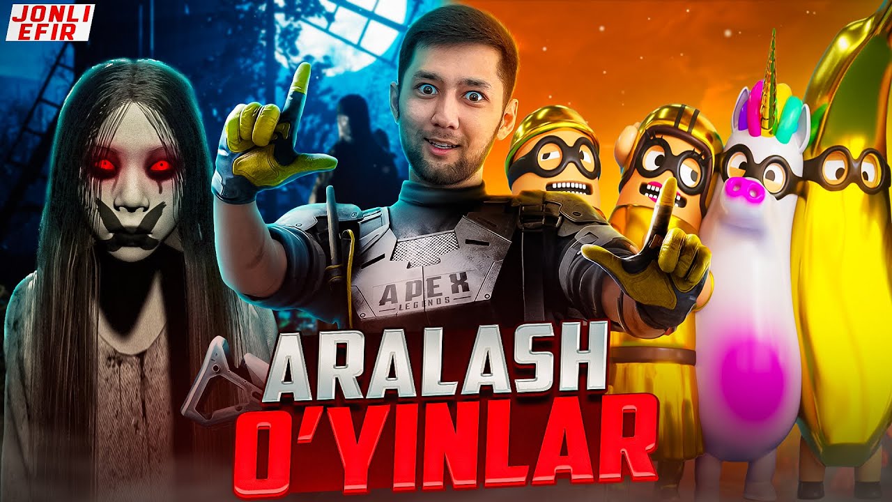 JONLI EFIR - ARALASH O'YINLAR | UZLIDER