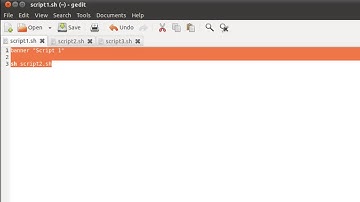 Shell Scripting Tutorial 61  Executing Multiple Scripts