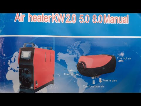 Chinese diesel heater installation and use manual-Manual instalare si utilizare incalzitor chinezesc