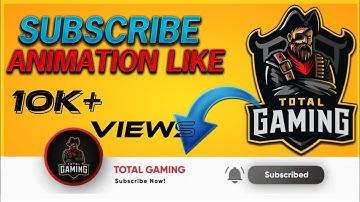 How to Make Subscribe Animation Like Total Gaming || Subscribe Animation || Like Total Gaming .